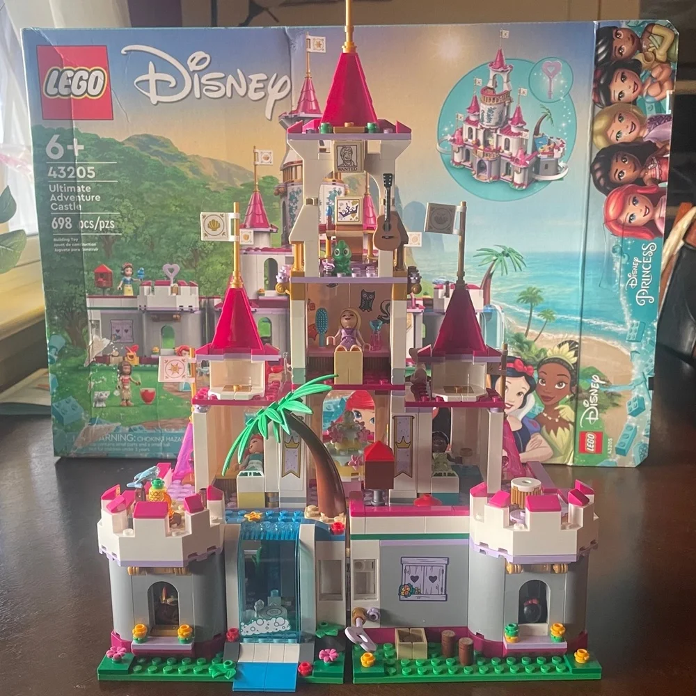 LEGO Retired Disney Princess Ultimate Adventure Castle 43205 100% Complete Set